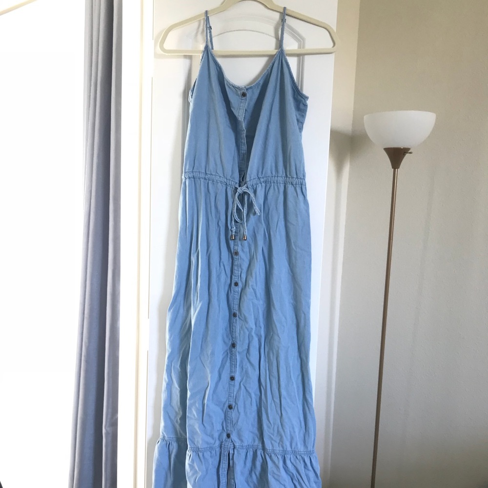 Just Fab denim maxi dress